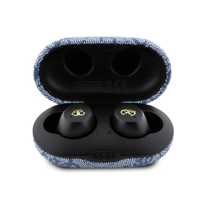Handsfree Bluetooth Guess 4G Metal, TWS, Azul