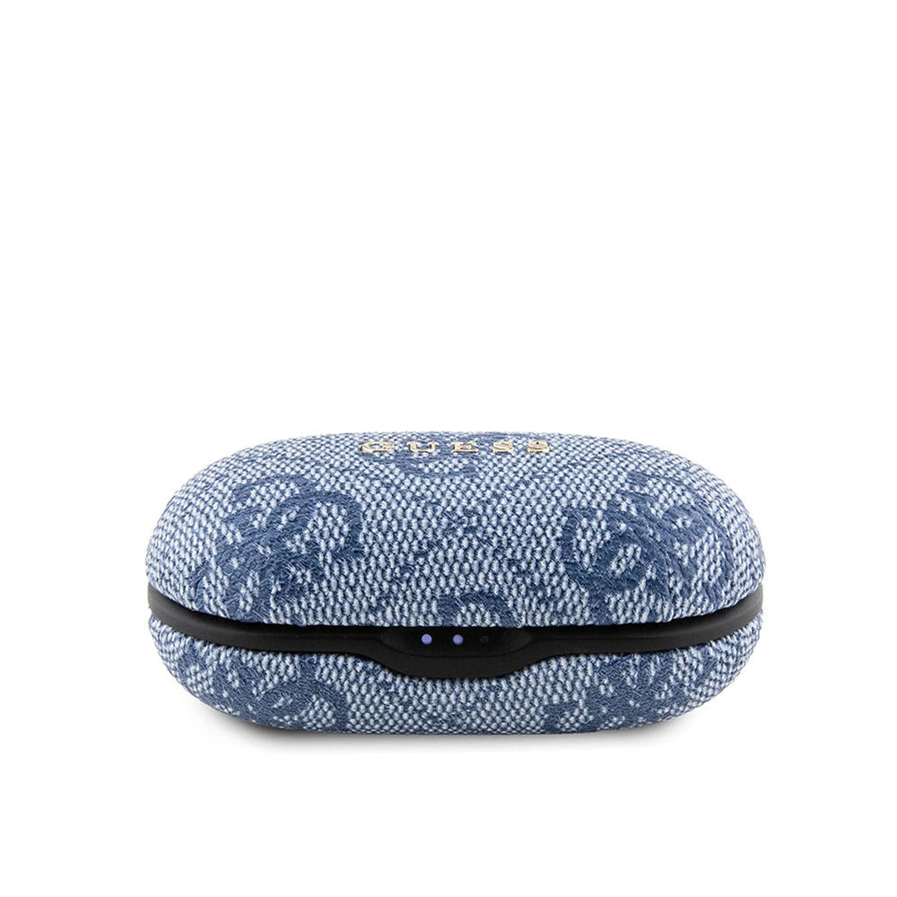 Handsfree Bluetooth Guess 4G Metal, TWS, Azul