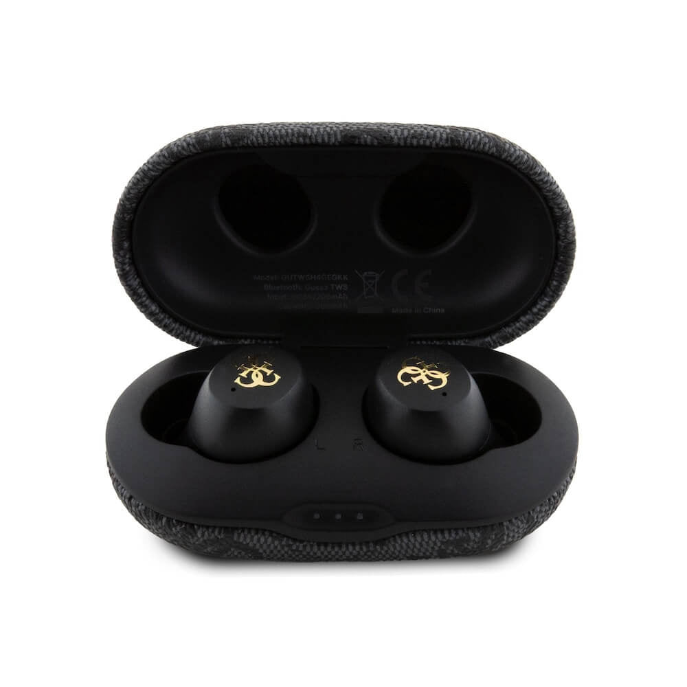 Handsfree Bluetooth Guess 4G Metal, TWS, Preto