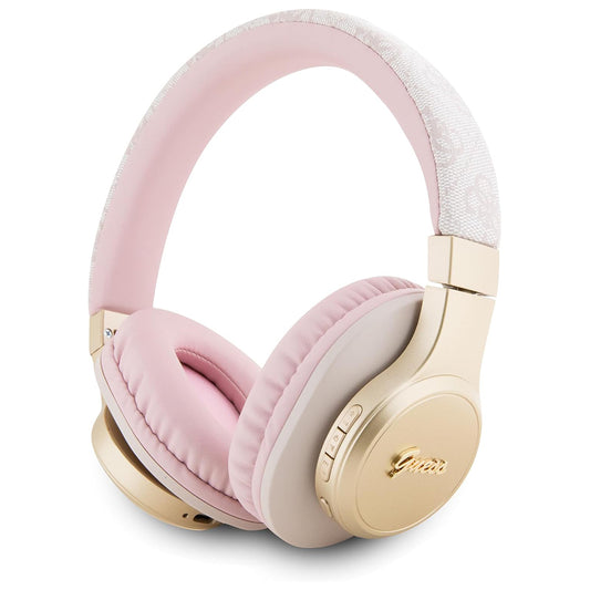 Handsfree Bluetooth Guess 4G Tone on Tone Script Logo, A2DP, Rosa