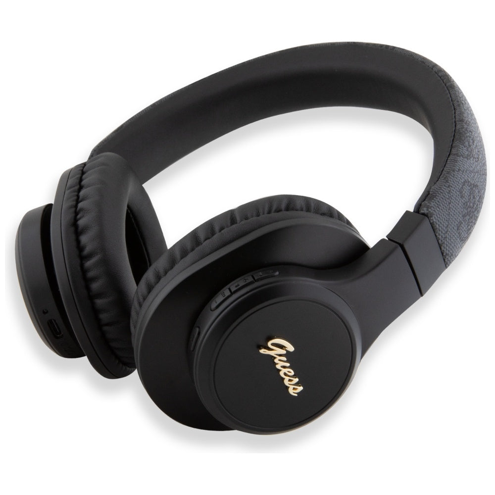 Handsfree Bluetooth Guess 4G Tone on Tone Script Logo, A2DP, Preto