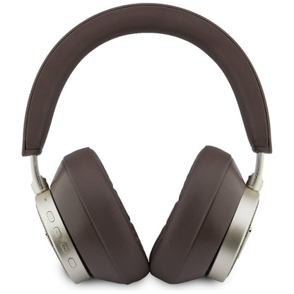 Handsfree Bluetooth Guess 4G Logotipo Triângulo Dourado, A2DP, Castanho