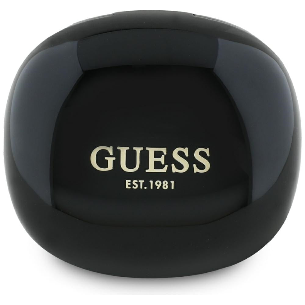 Handsfree Bluetooth Guess Flat Classic Logo Electroplated, TWS, Preto
