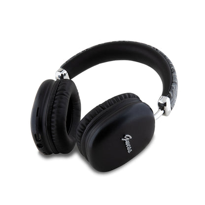 Handsfree Bluetooth Guess GCube Metallic Script Logo, A2DP, Preto
