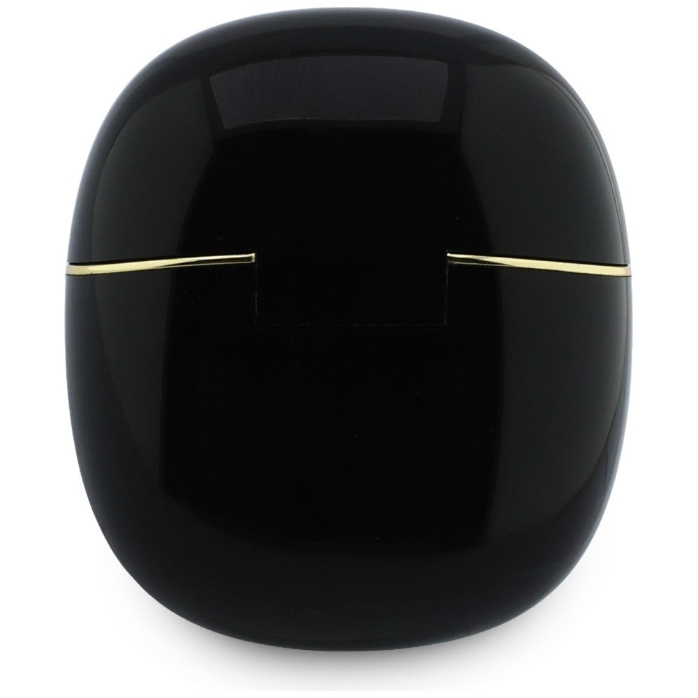 Auricular Bluetooth Handsfree Guess Glossy Gold Line Classic, TWS, Preto