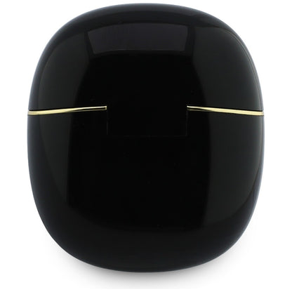 Auricular Bluetooth Handsfree Guess Glossy Gold Line Classic, TWS, Preto