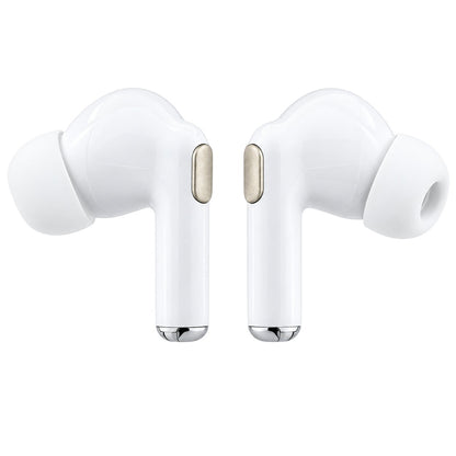 Auriculares Bluetooth Guess Glossy Gold Line Printed Classic Logo, TWS, Branco