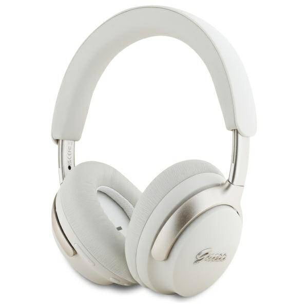 Handsfree Bluetooth Guess Metal Script Logo, A2DP, ANC, Bege