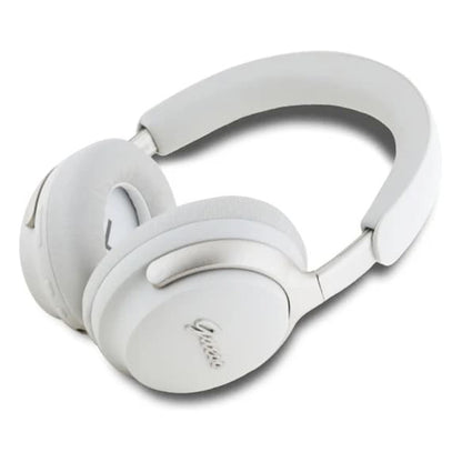 Handsfree Bluetooth Guess Metal Script Logo, A2DP, ANC, Bege