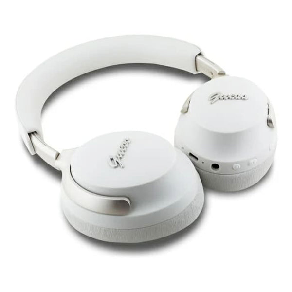 Handsfree Bluetooth Guess Metal Script Logo, A2DP, ANC, Bege