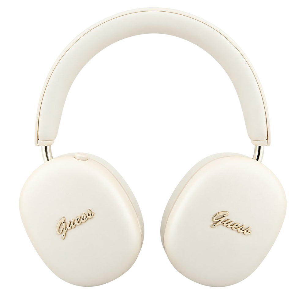 Guess Metal Script Logo Bluetooth Handsfree, A2DP, Beige