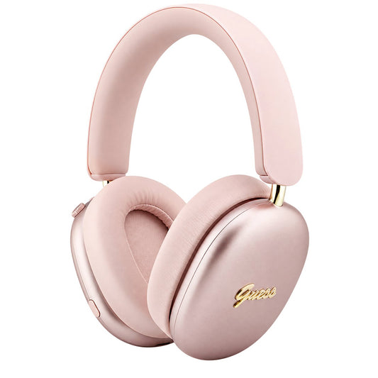 Guess Metal Script Logo Bluetooth Handsfree, A2DP, Pink