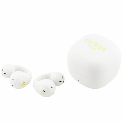 Auricular Bluetooth Mãos Livres Guess Mini Classic, TWS, Branco