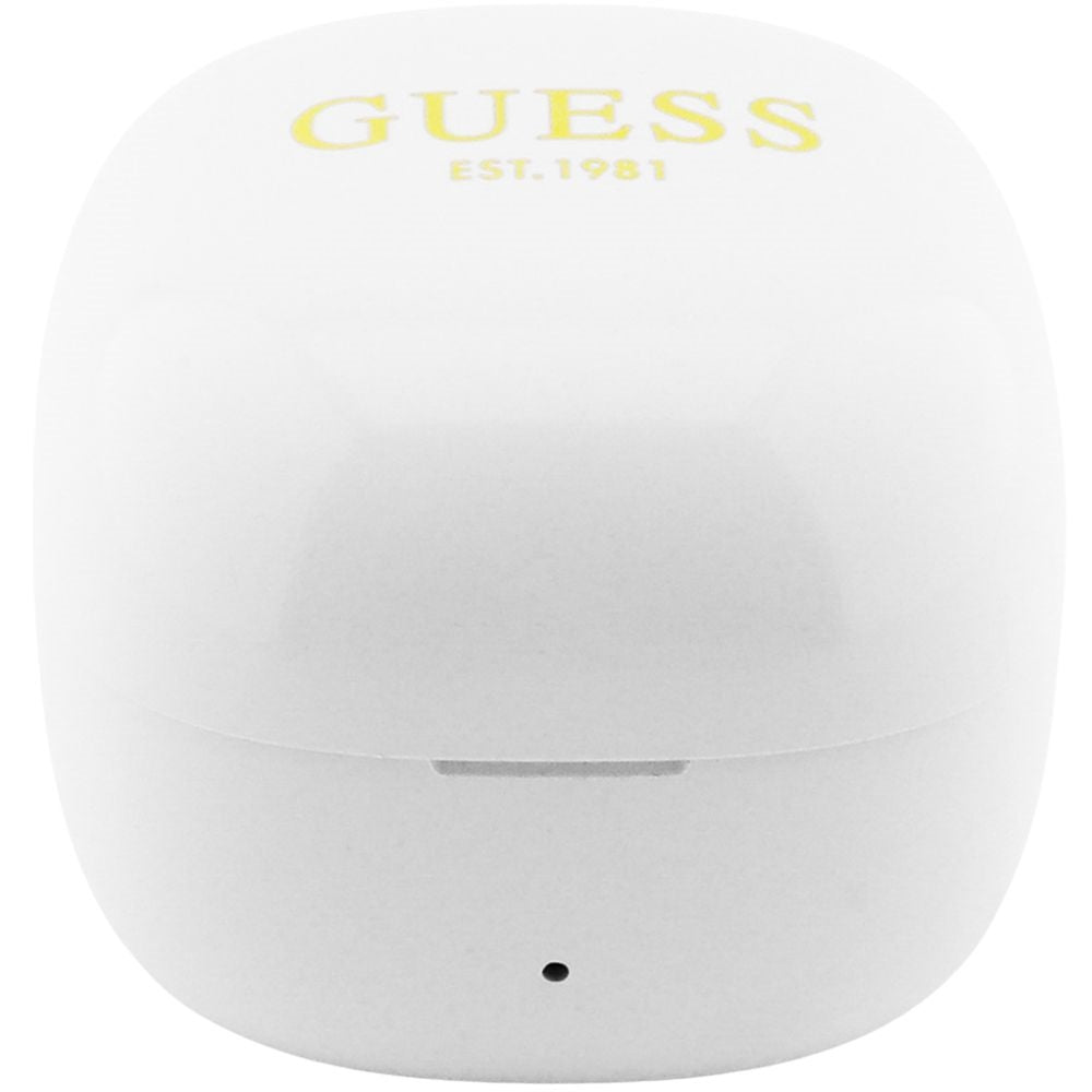 Auricular Bluetooth Mãos Livres Guess Mini Classic, TWS, Branco