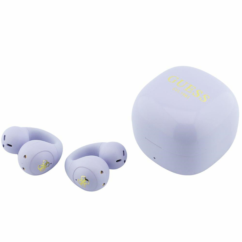 Handsfree Bluetooth Guess Mini Classic, TWS, Roxo