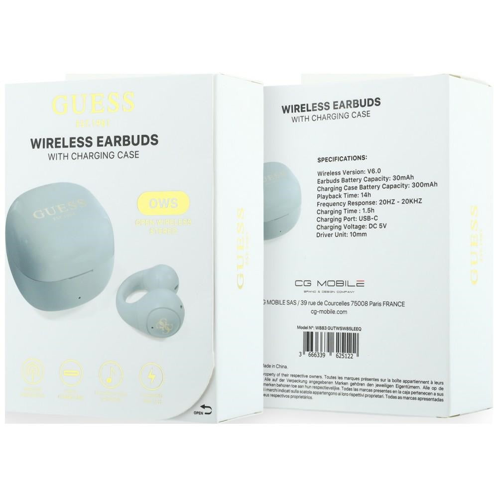 Auricular Bluetooth Handsfree Guess Mini Classic, TWS, Turquesa