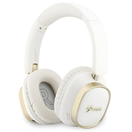Handsfree Bluetooth Guess Rectangle Metal Script, A2DP, White