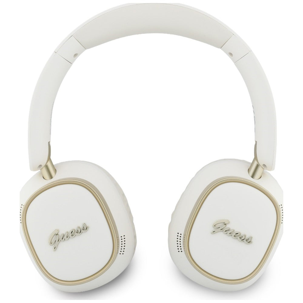 Auricular Bluetooth Mãos Livres Guess Rectangle Metal Script, A2DP, Branco
