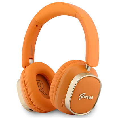Auricular Bluetooth Mãos Livres Guess Rectangle Metal Script, A2DP, Laranja