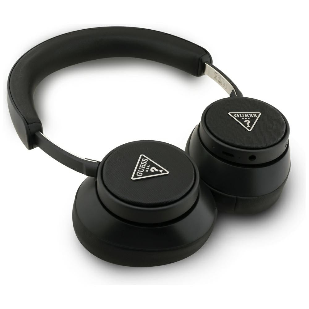 Handsfree Bluetooth Guess Saffiano Triangle Logo, A2DP, Preto