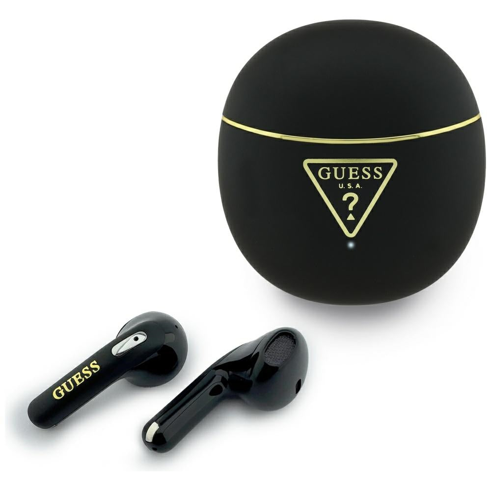 Handsfree Bluetooth Guess Script Print, TWS, Preto