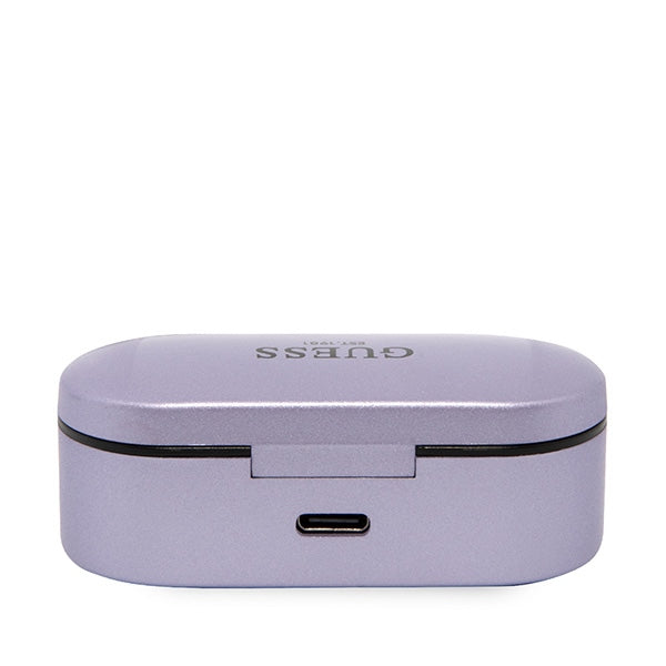 Handsfree Bluetooth Guess, TWS, Roxo