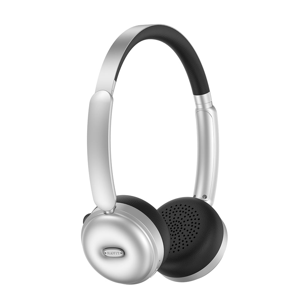 Handsfree Bluetooth HAVIT H616BT, A2DP, Prateado Preto