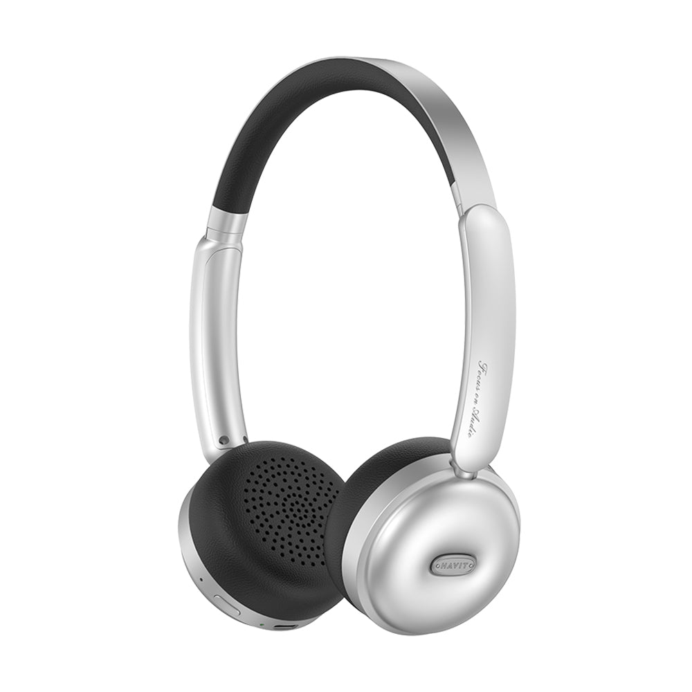 Handsfree Bluetooth HAVIT H616BT, A2DP, Prateado Preto