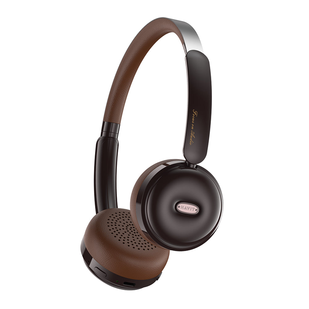 Handsfree Bluetooth HAVIT H616BT, A2DP, Castanho