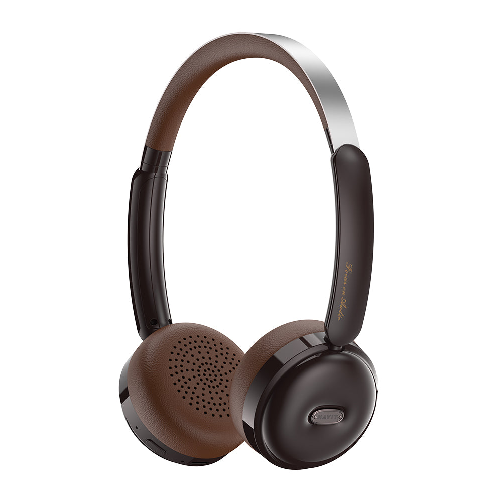 Handsfree Bluetooth HAVIT H616BT, A2DP, Castanho
