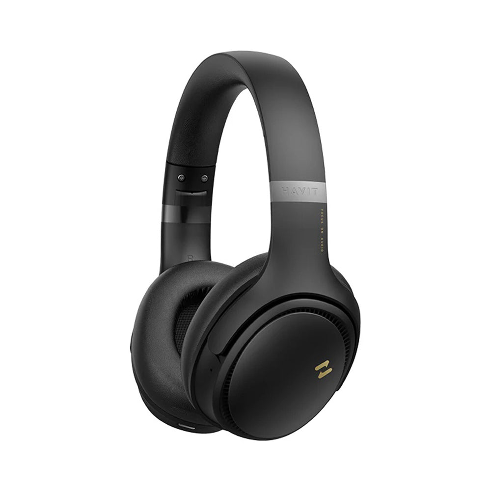 Handsfree Bluetooth HAVIT H630BT Pro, A2DP, ANC, Preto
