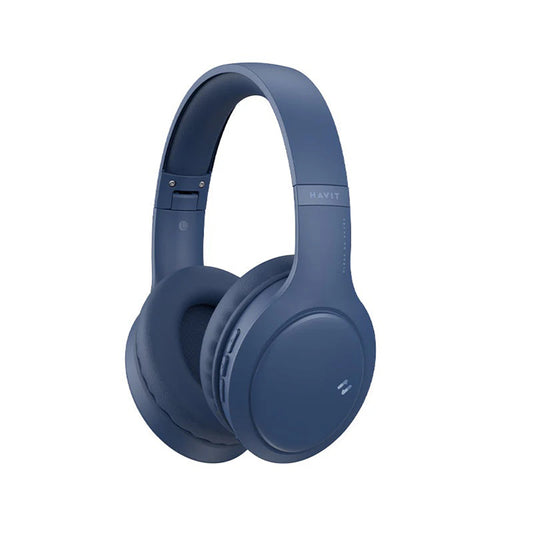 Handsfree Bluetooth HAVIT H633BT, Multipoint, A2DP, Azul