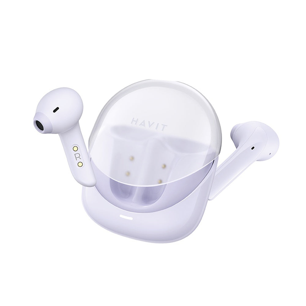 Handsfree Bluetooth HAVIT Modern Buds TW974, TWS, Roxo