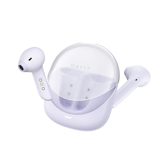 Handsfree Bluetooth HAVIT Modern Buds TW974, TWS, Roxo