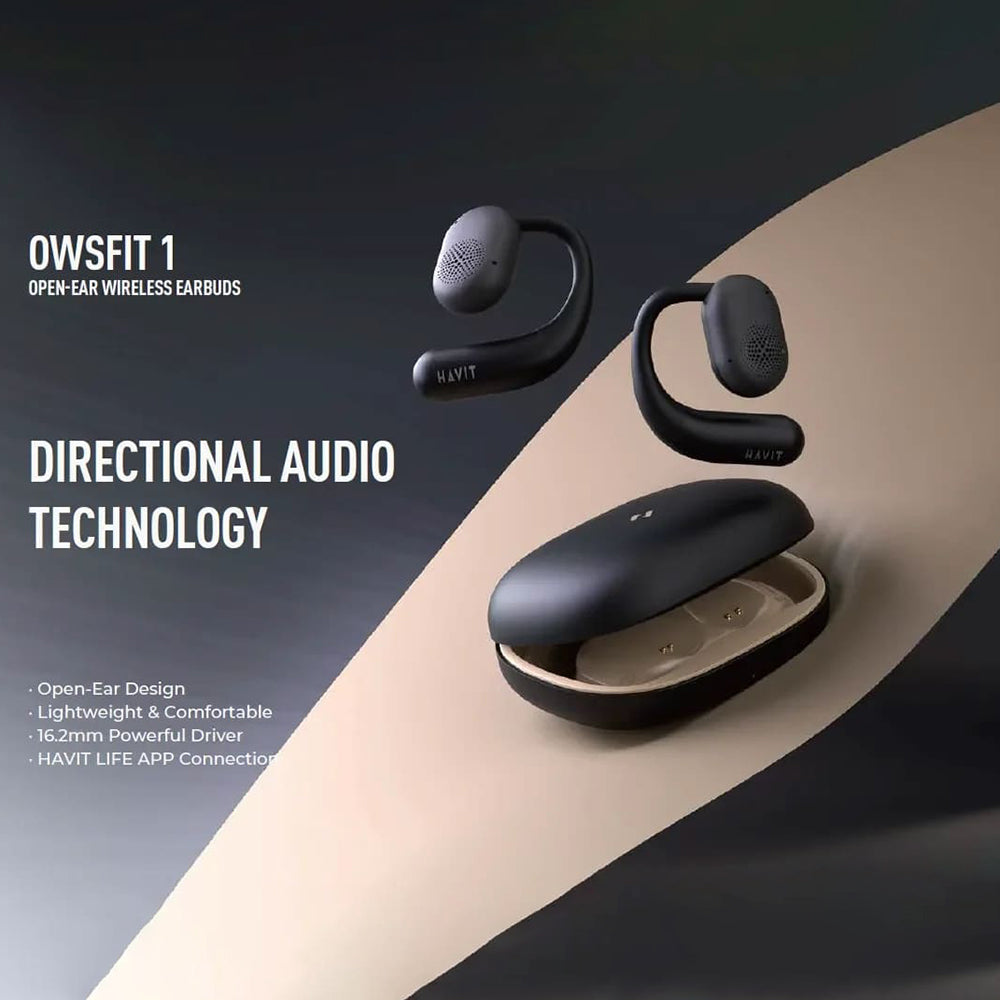 Handsfree Bluetooth HAVIT OWS914, TWS, Bege
