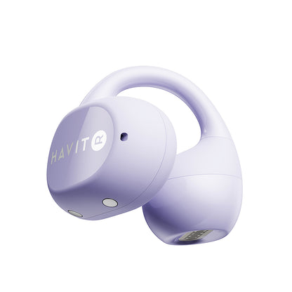 Handsfree Bluetooth HAVIT OWS916 Lite, TWS, Roxo