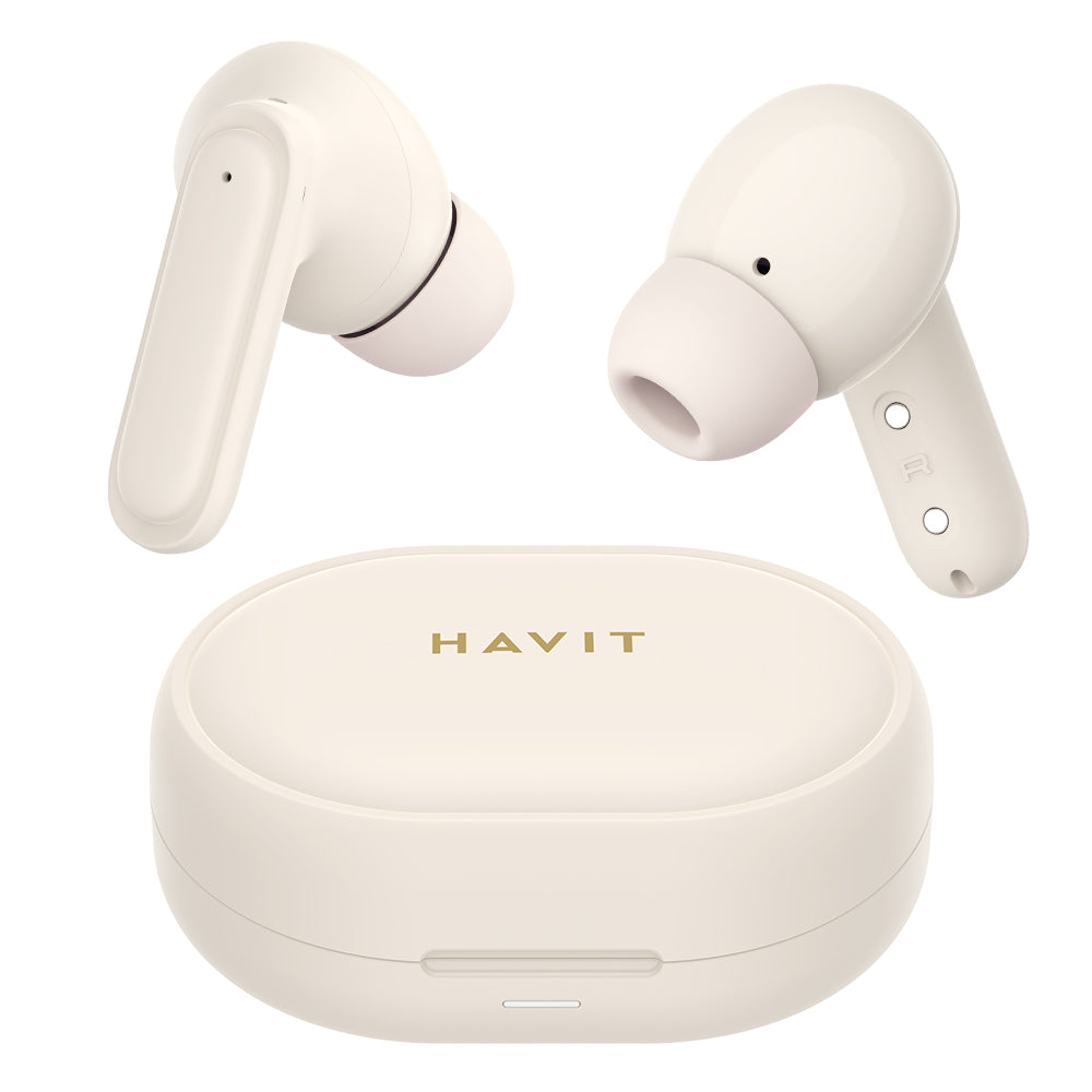 Handsfree Bluetooth HAVIT TW950, TWS, Rosa Bege