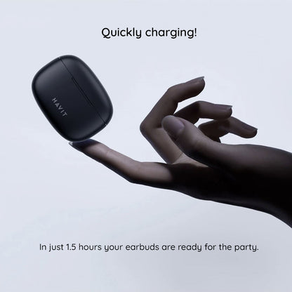 Handsfree Bluetooth HAVIT TW967 Pro, TWS, Preto