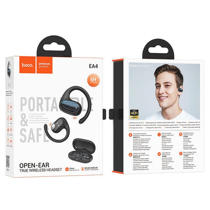 Handsfree Bluetooth HOCO EA4, TWS, Preto