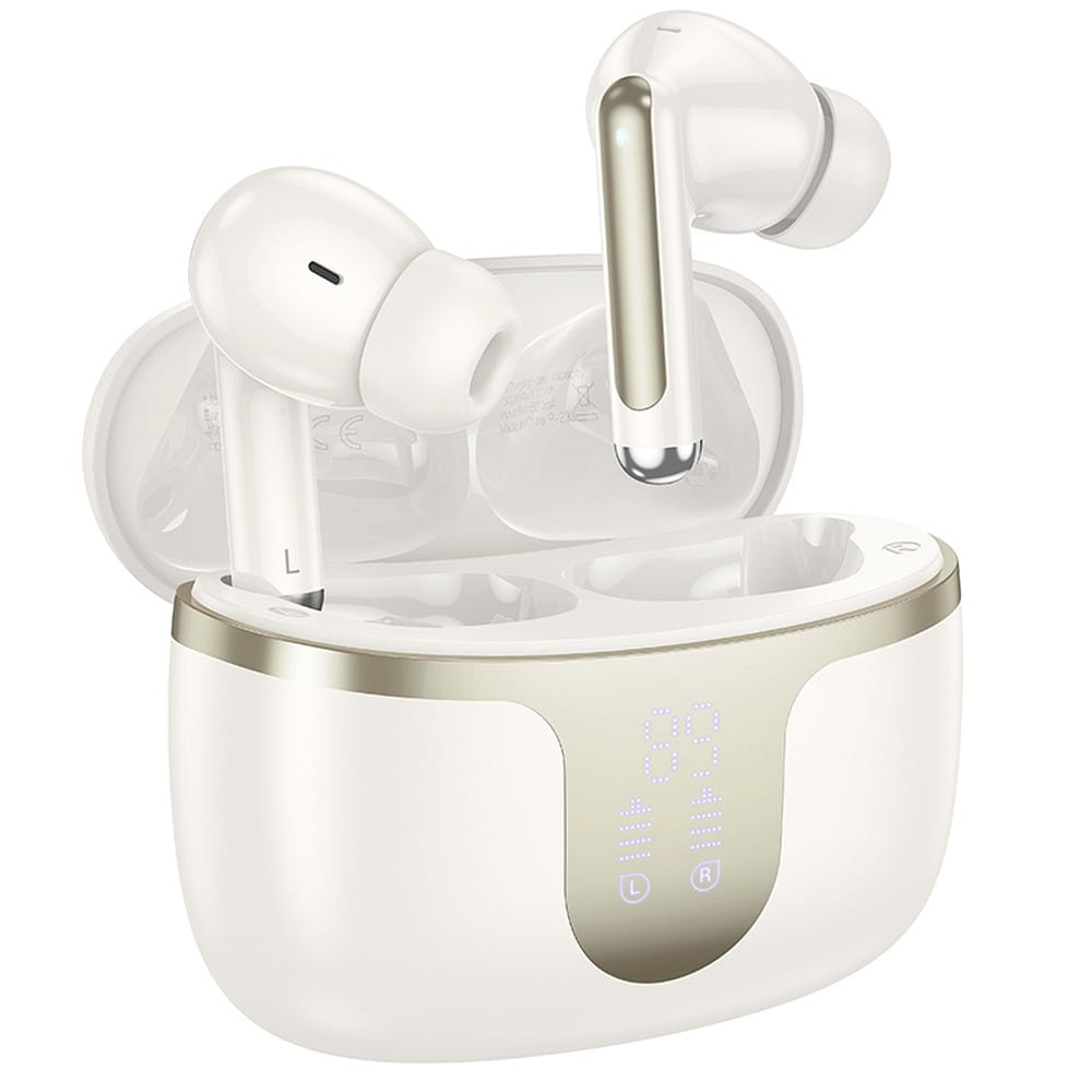 Handsfree Bluetooth HOCO EQ10, TWS, Branco