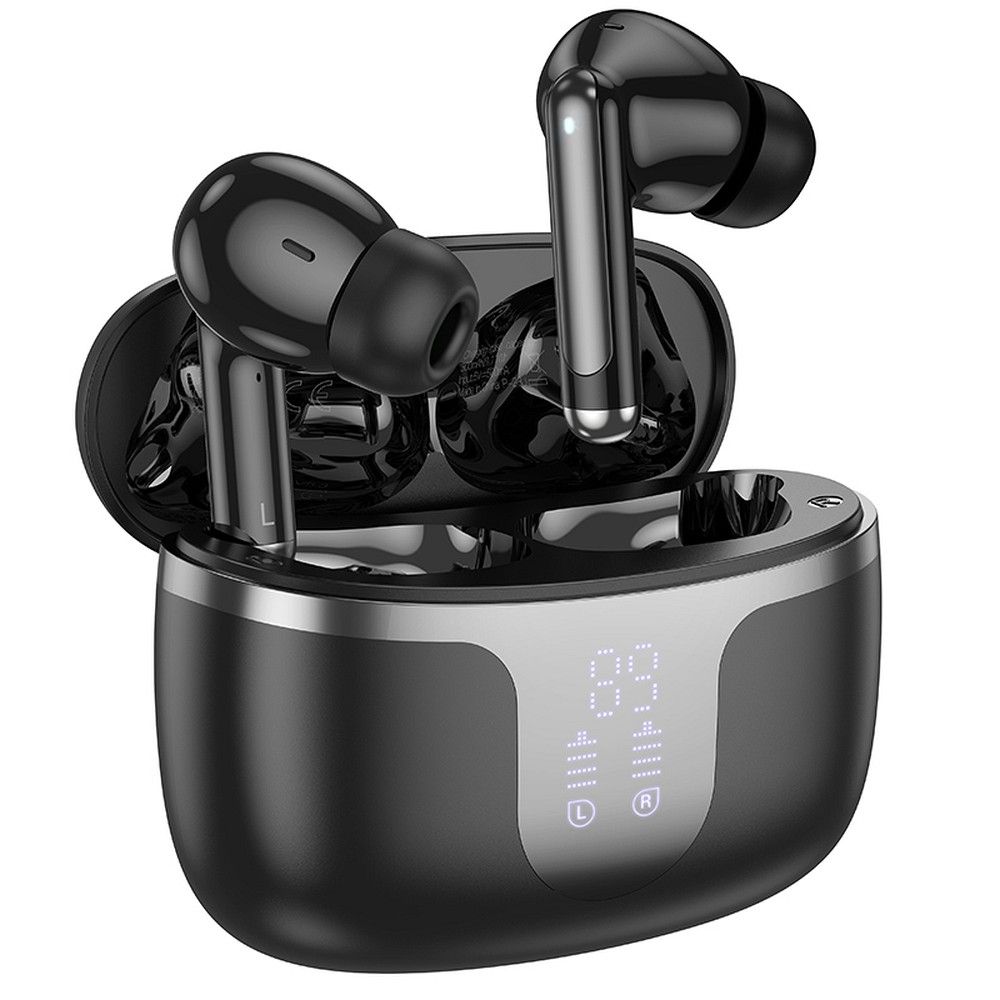 Mãos-livres Bluetooth HOCO EQ10, TWS, preto 