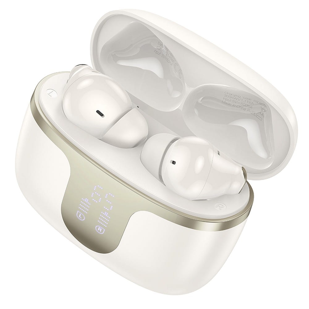 Handsfree Bluetooth HOCO EQ10, TWS, Branco