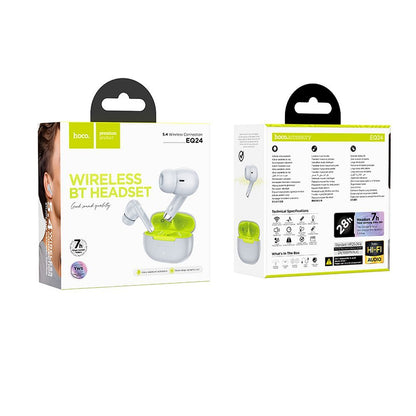 Handsfree Bluetooth HOCO EQ24, TWS, Cinzento