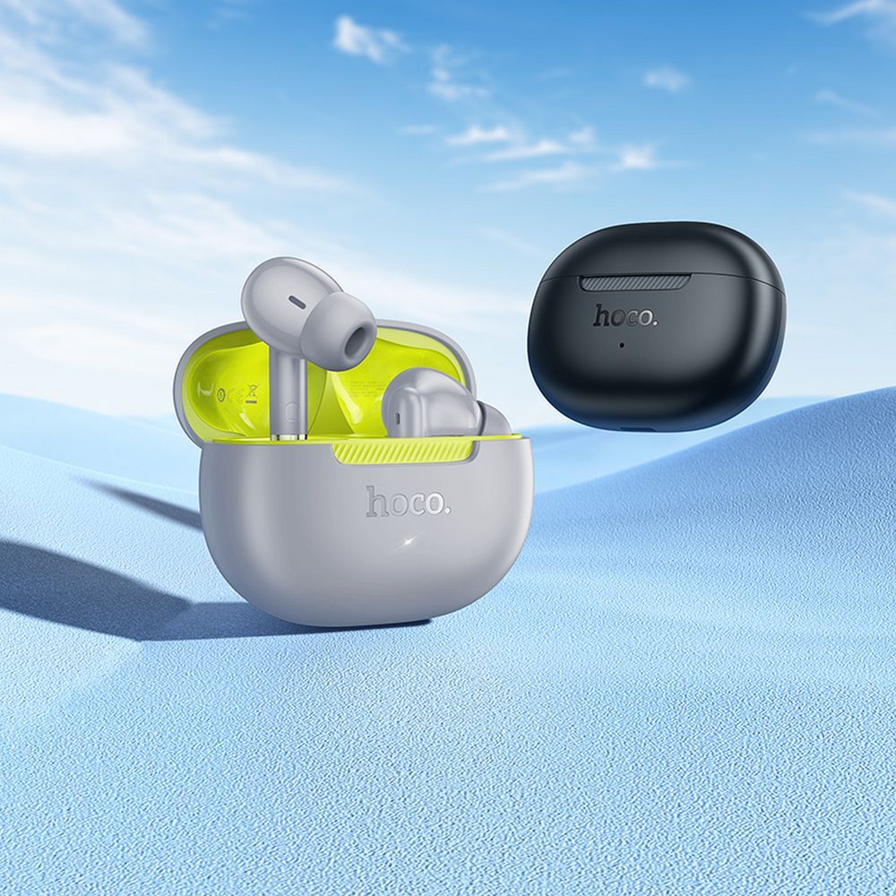 Handsfree Bluetooth HOCO EQ24, TWS, Cinzento