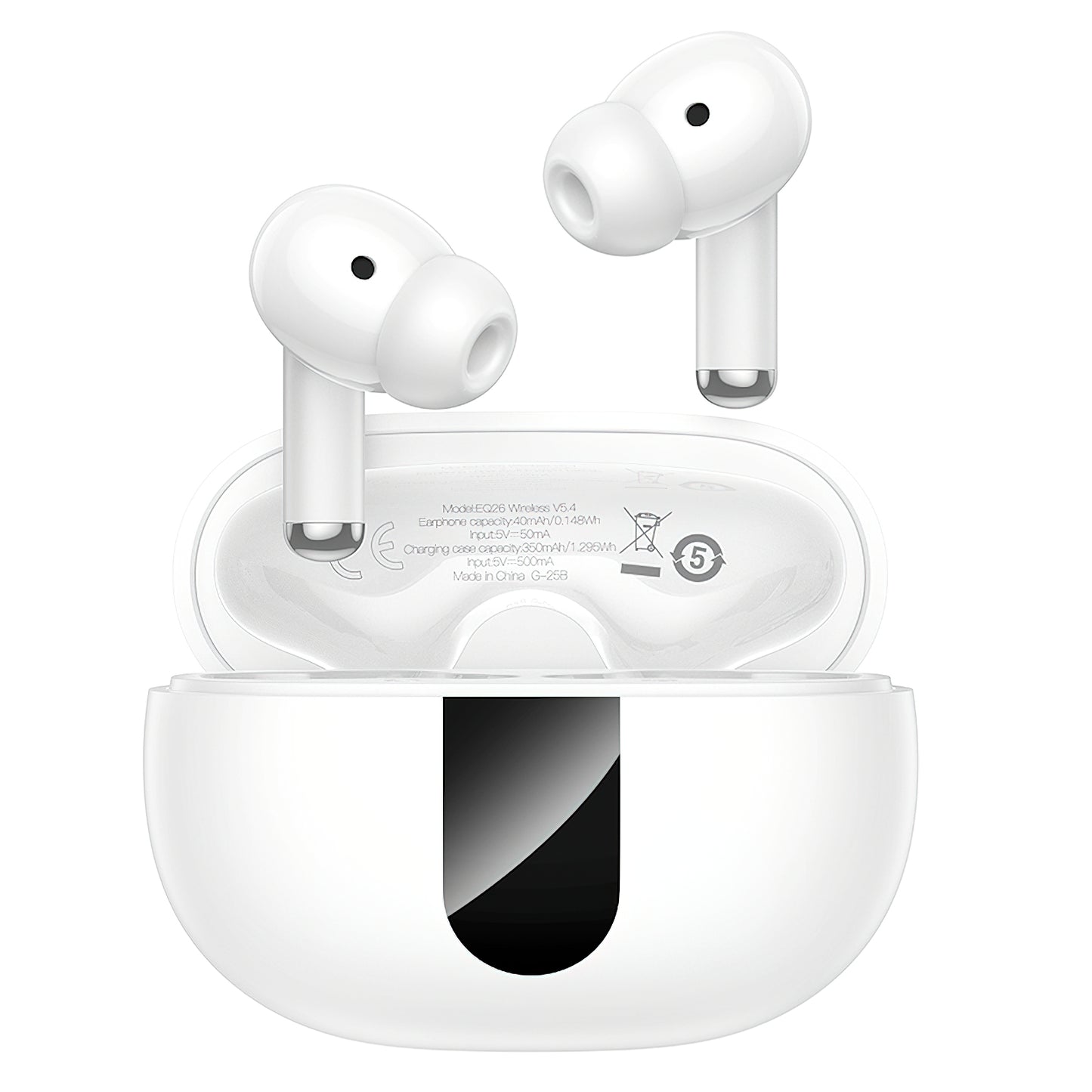 HOCO EQ26 Bluetooth Handsfree, TWS, ANC, White