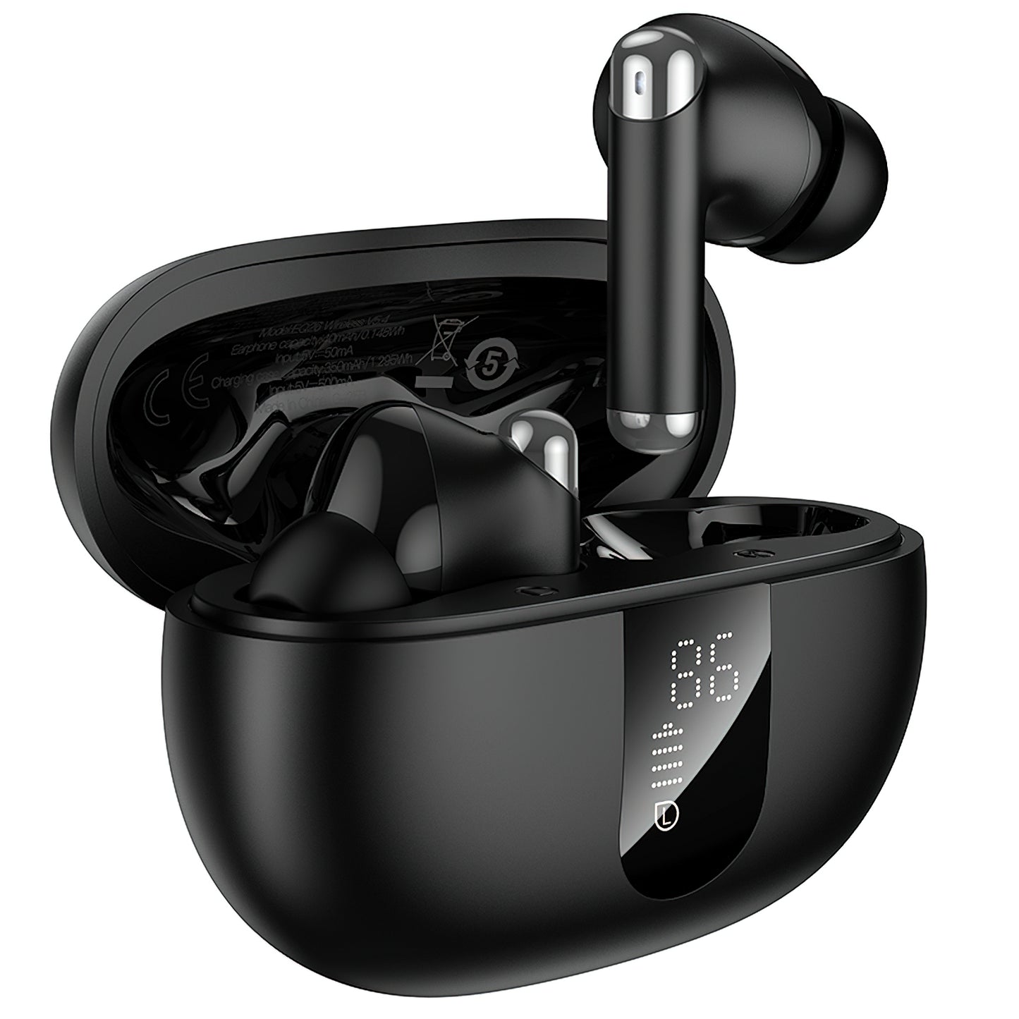 Handsfree Bluetooth HOCO EQ26, TWS, ANC, Preto