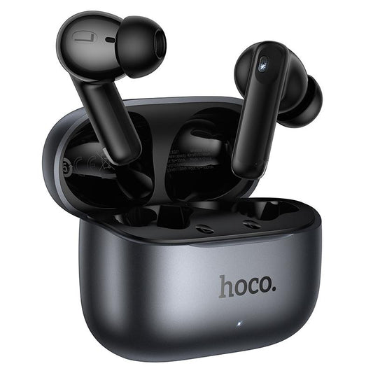 Auricular Bluetooth HOCO EQ27 AI Translation, TWS, ANC, Cinzento
