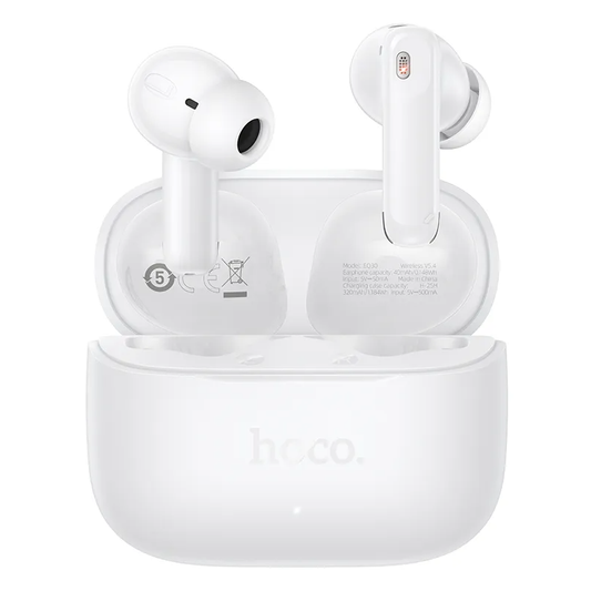 Handsfree Bluetooth HOCO EQ30, TWS, Branco