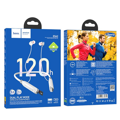 Bluetooth Handsfree HOCO ES62, A2DP, Grey