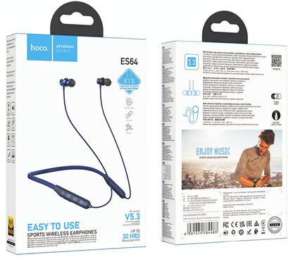 Handsfree Bluetooth HOCO ES64, A2DP, Azul